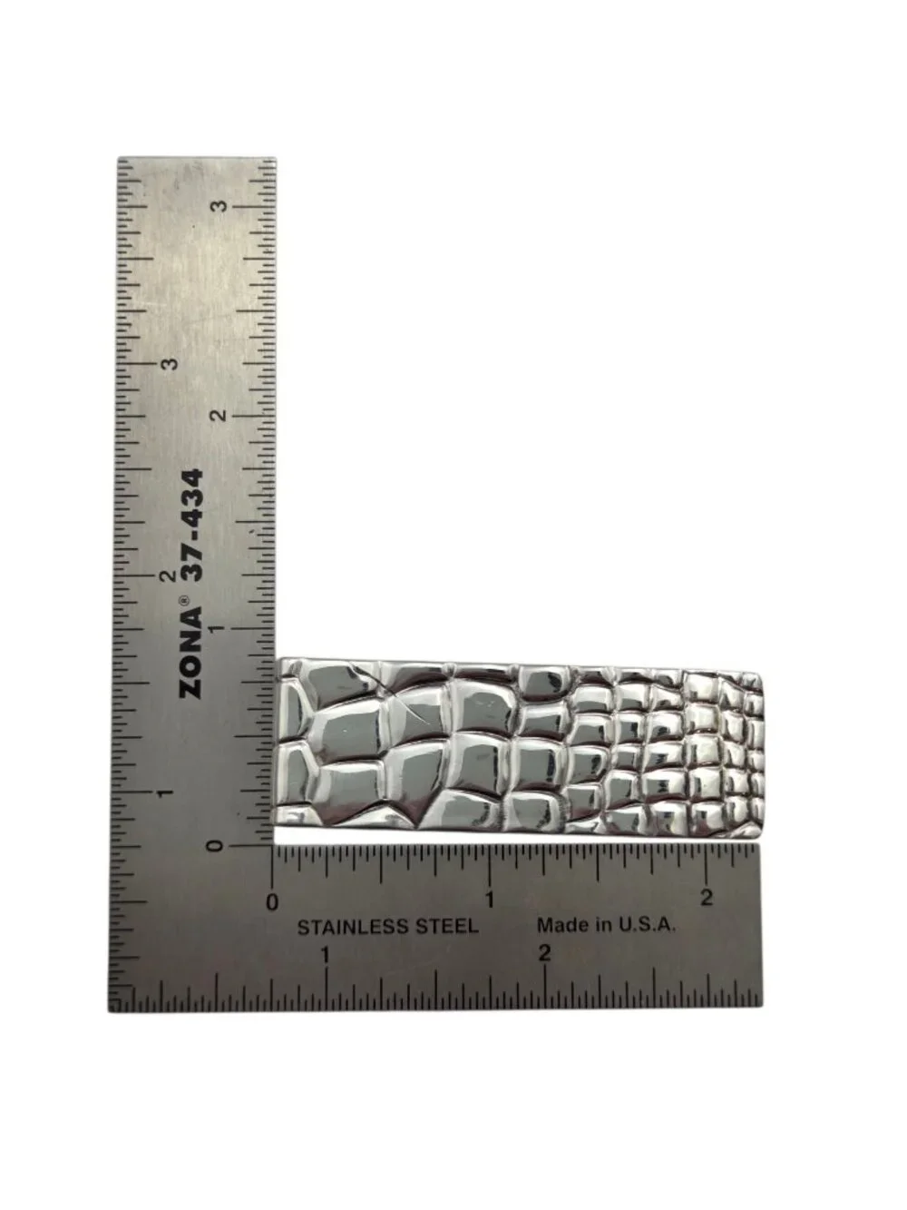 Tiffany & Co Makers Sterling Silver Alligator Money Clip #24822